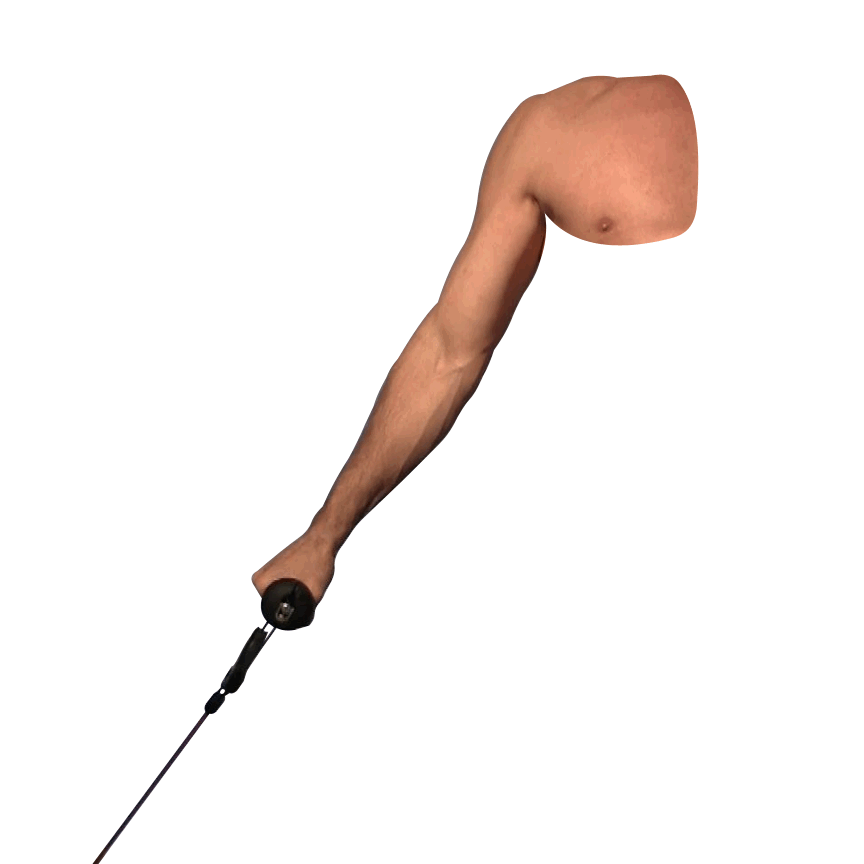 TrakHandle Sport rotating handle and cable attachment for exercise